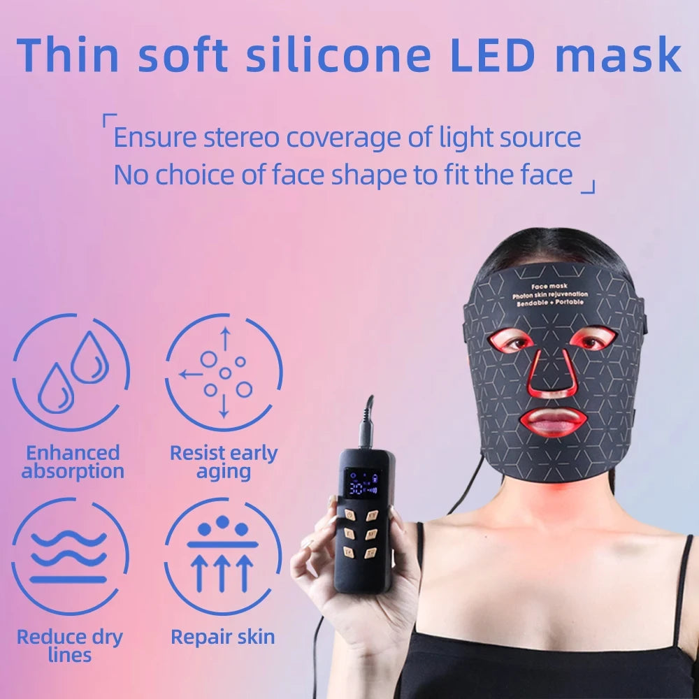Silicone LED Photon Therapy Mask